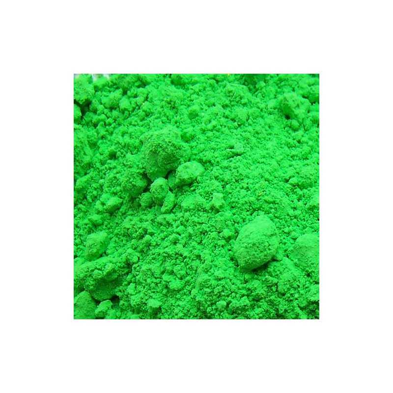 Pigment UV Longue Durée Vert-jaune – 50g, Poudre Lumineuse UV9, Made In Germany