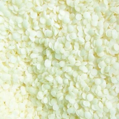 natural white beeswax in pellets