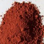 pigment ocre rouge foncé de provence en poudre du vaucluse