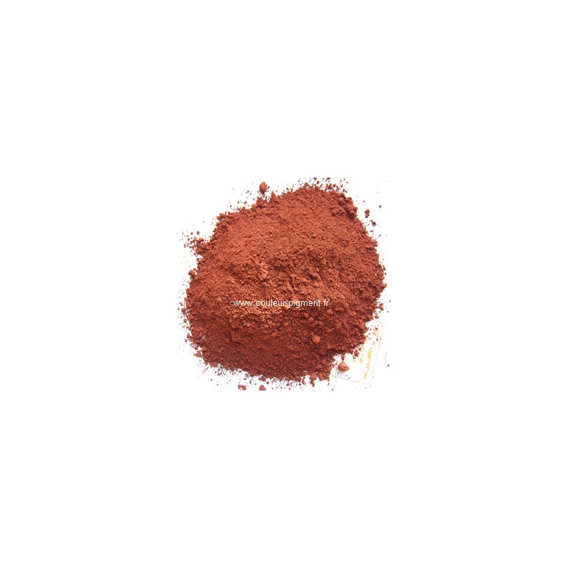Iron oxide used as red pigment
