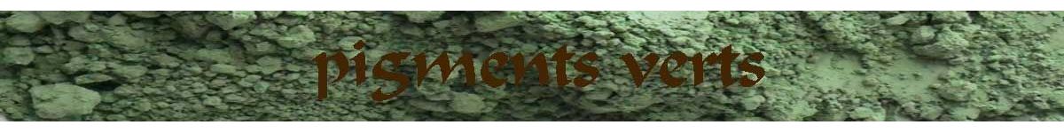 pigmentos verdes - ocres y tierras - COULEUR PIGMENTS